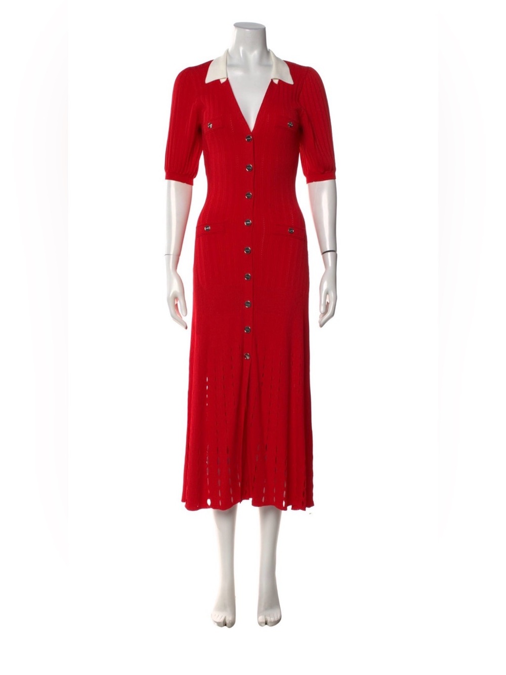 Sandro Teane Knitted Midi Dress - Picture 9 of 14